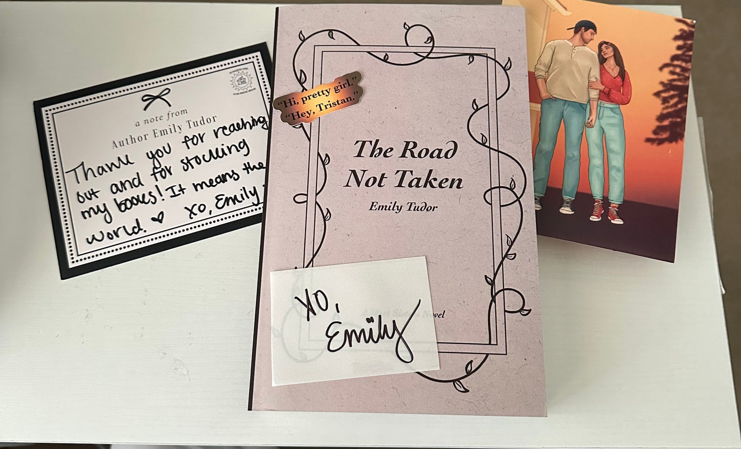 The Road Not Taken (signed bookplate + character print)